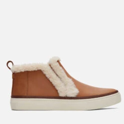 TOMS Bryce Suede And Faux Fur Ankle Boots