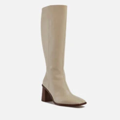 ALOHAS East Leather Heeled Knee-High Boots -Cheap Stepwise Footwear Store 13946991 1555052434295072