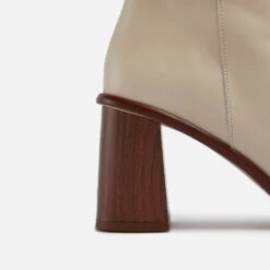 ALOHAS East Leather Heeled Knee-High Boots -Cheap Stepwise Footwear Store 13946991 2105052434235663