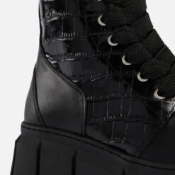 ALOHAS Can Can Croc-Effect And Smooth Leather Boots 6 ALOHAS Can Can Croc-Effect And Smooth Leather Boots -Cheap Stepwise Footwear Store 13947005 6895052434577954