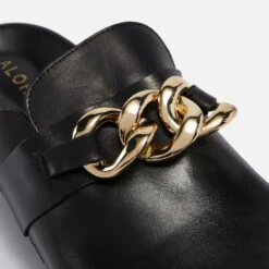 ALOHAS Fireplace Chain-Embellished Leather Loafers -Cheap Stepwise Footwear Store 13947019 6444996707937611