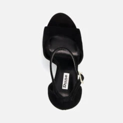 Dune Mascot Suede Platform Heeled Sandals -Cheap Stepwise Footwear Store 13949795 2054986158516397