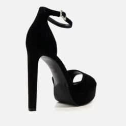 Dune Mascot Suede Platform Heeled Sandals -Cheap Stepwise Footwear Store 13949795 2094986158758491