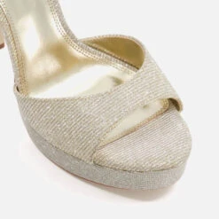 Dune Mascot Canvas Platform Heeled Sandals -Cheap Stepwise Footwear Store 13949802 4864986159426204