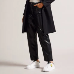 Ted Baker Maymay Magnolia Flower Flatform Leather Trainers -Cheap Stepwise Footwear Store 13976585 1175029945044876