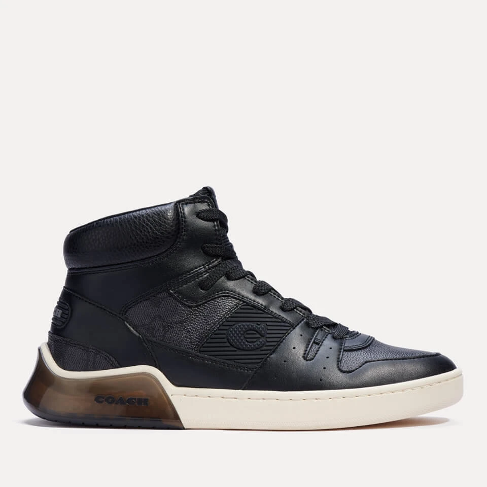 Coach Men's Citysole Leather Hi-Top Trainers 1 Coach Men's Citysole Leather Hi-Top Trainers