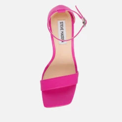 Steve Madden Airy Leather Heeled Sandals -Cheap Stepwise Footwear Store 13994455 7945026067432415