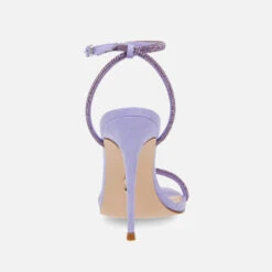 Steve Madden Breslin Rhinestone Suede Heeled Sandals -Cheap Stepwise Footwear Store 13994469 1925026067666970