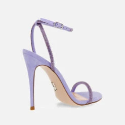 Steve Madden Breslin Rhinestone Suede Heeled Sandals -Cheap Stepwise Footwear Store 13994469 4555026067610612