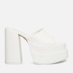 Steve Madden Cagey Leather Platform Mules