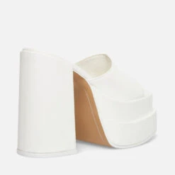 Steve Madden Cagey Leather Platform Mules -Cheap Stepwise Footwear Store 13994483 1815028054779700