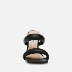 Steve Madden Jetfuel Puffy Faux Leather Heeled Mules -Cheap Stepwise Footwear Store 13994504 1565026067843847