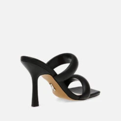 Steve Madden Jetfuel Puffy Faux Leather Heeled Mules -Cheap Stepwise Footwear Store 13994504 1955026067956767