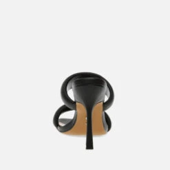 Steve Madden Jetfuel Puffy Faux Leather Heeled Mules -Cheap Stepwise Footwear Store 13994504 2115026067898216