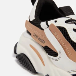 Steve Madden Possession Chunky Faux Leather-Blend Trainers -Cheap Stepwise Footwear Store 13994532 1595048013676971