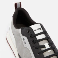 HUGO Icelin Leather And Suede Trainers -Cheap Stepwise Footwear Store 14009233 2085026042821915