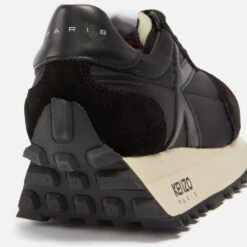 KENZO Women's Smile Nylon, Suede And Leather Trainers -Cheap Stepwise Footwear Store 14013341 1835047779492681