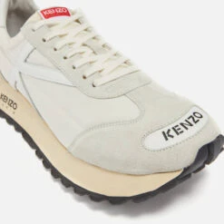 KENZO Women's Smile Nylon, Suede And Leather Trainers -Cheap Stepwise Footwear Store 14013348 1725047779648720