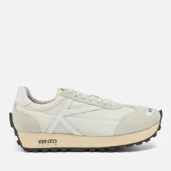 KENZO Women's Smile Nylon, Suede And Leather Trainers