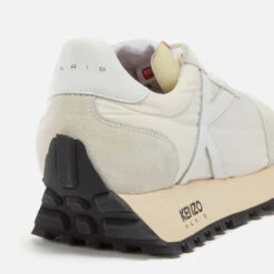 KENZO Women's Smile Nylon, Suede And Leather Trainers -Cheap Stepwise Footwear Store 14013348 8395047779681783