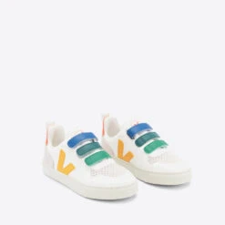 Veja Kids' V-10 Leather And Suede Trainers -Cheap Stepwise Footwear Store 14016727 1285036933874081
