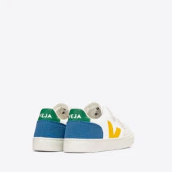 Veja Kids' V-12 Leather And Vegan Suede Trainers -Cheap Stepwise Footwear Store 14016743 3605036934251547