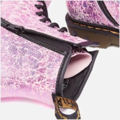 Dr. Martens Kids' 1460 Disco Crinkle Leather Boots -Cheap Stepwise Footwear Store 14023845 1985029109497371