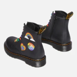 Dr. Martens Kids' 1460 Hydro Pride Leather Boots -Cheap Stepwise Footwear Store 14023861 1025031203782527