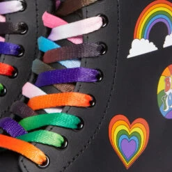 Dr. Martens Kids' 1460 Hydro Pride Leather Boots -Cheap Stepwise Footwear Store 14023861 1465031204011241