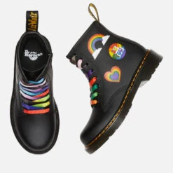 Dr. Martens Kids' 1460 Hydro Pride Leather Boots -Cheap Stepwise Footwear Store 14023861 4705031203867931