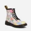 Dr. Martens Kids' 1460 Hydro Floral Mash Up Leather Boots