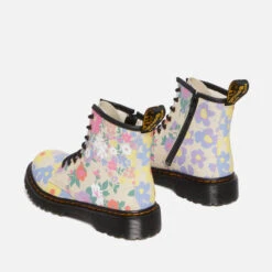Dr. Martens Kids' 1460 Hydro Floral Mash Up Leather Boots -Cheap Stepwise Footwear Store 14023869 1125028908426826
