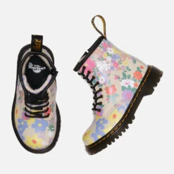 Dr. Martens Toddlers' 1460 Hydro Floral Mash Up Leather Boots -Cheap Stepwise Footwear Store 14023915 9655028908993658