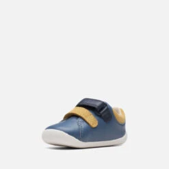 Clarks Toddlers First Roamer Race Shoes - Denim Blue -Cheap Stepwise Footwear Store 14193004 1045031184126353