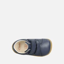 Clarks Toddlers First Roamer Craft Leather Shoes - Navy -Cheap Stepwise Footwear Store 14193008 1295031184691145