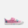 Clarks Kids' Foxing Play Canvas Shoes - Pink