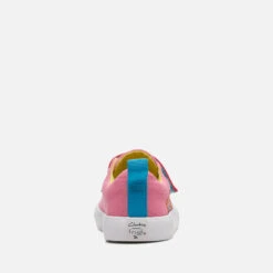 Clarks Toddlers' Foxing TorLo Canvas Shoes - Pink -Cheap Stepwise Footwear Store 14193019 1365034571646124