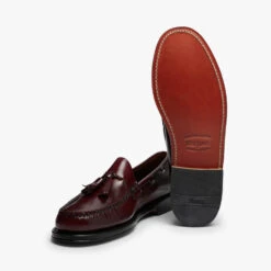 G.H. Bass & Co. Men's Larkin Tassel Leather Loafers -Cheap Stepwise Footwear Store 14197060 9125020093379799