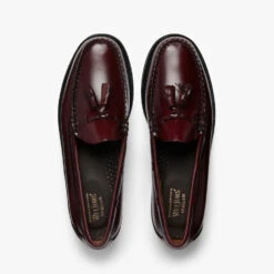 G.H. Bass & Co. Men's Larkin Tassel Leather Loafers -Cheap Stepwise Footwear Store 14197060 9305020093435725