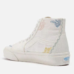 Vans Women's Blossom Sk8-Hi Tapered Linen Trainers -Cheap Stepwise Footwear Store 14197761 6445041604083266