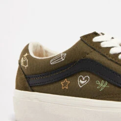 Vans Women's VR3 Old Skool Canvas And Suede Trainers -Cheap Stepwise Footwear Store 14197901 1805027034800724