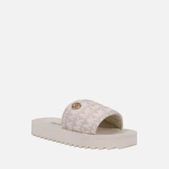 Michael Kors Kids' Stelo Canvas Sliders
