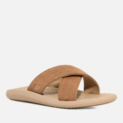 UGG Men's Brookside II Suede Sandals -Cheap Stepwise Footwear Store 14203693 1015054480772777