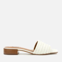 Dune Lilley Raffia Woven Mules