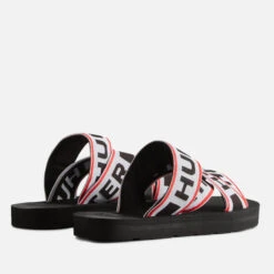 Hunter Logo Rubber And Elastic-Blend Crossover Sandals -Cheap Stepwise Footwear Store 14219409 4135026023893913