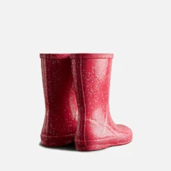 Hunter Kids' First Classic Giant Glitter Rubber Wellington Boots -Cheap Stepwise Footwear Store 14222302 1515043613587795
