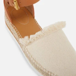See By Chloé Women's Glyn Leather And Canvas Sandals -Cheap Stepwise Footwear Store 14226710 1755039049917010