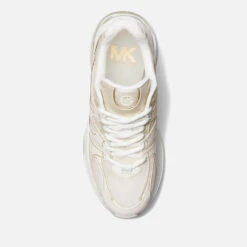 MICHAEL Michael Kors Kit Extreme Leather And Canvas Running Style Trainers -Cheap Stepwise Footwear Store 14226800 1725041791487191