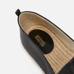 MICHAEL Michael Kors Rory Leather And Raffia Espadrilles -Cheap Stepwise Footwear Store 14226822 1435044197878154