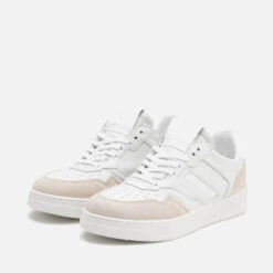 Valentino Men's Apollo Basket Leather And Suede Trainers -Cheap Stepwise Footwear Store 14226864 1595036962607046